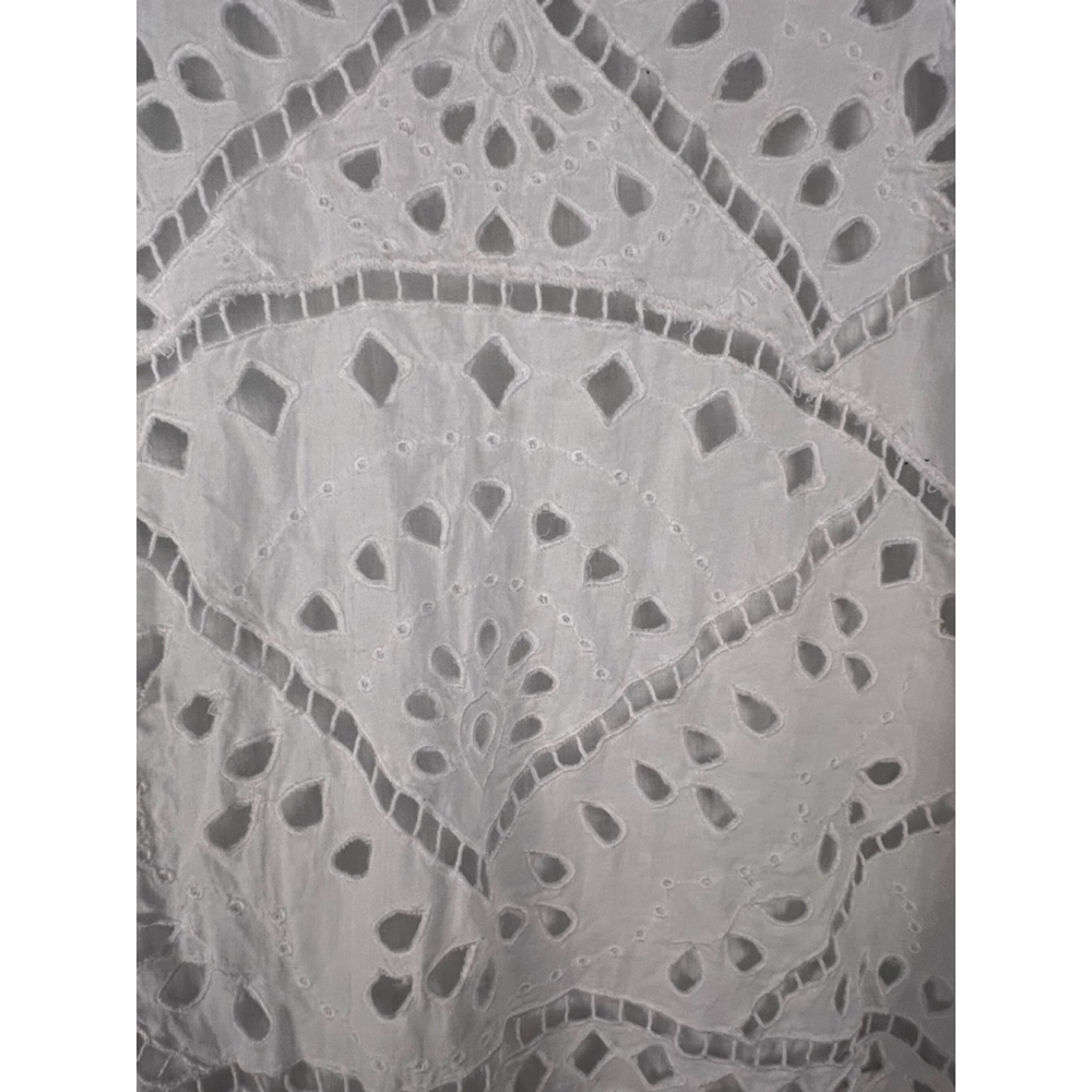 Women's Lucky Brand Eyelet Maxi Dress White Size XL - Picture 5 of 7